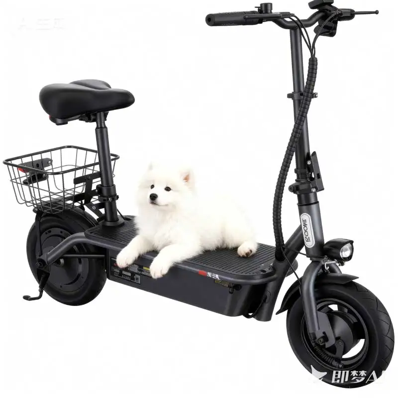 Pet Walking City Commuter Electric Scooter 350W Motor Front/Rear Hydraulic Shock Absorbers Drum Brakes Foldable IPX4 Waterproof