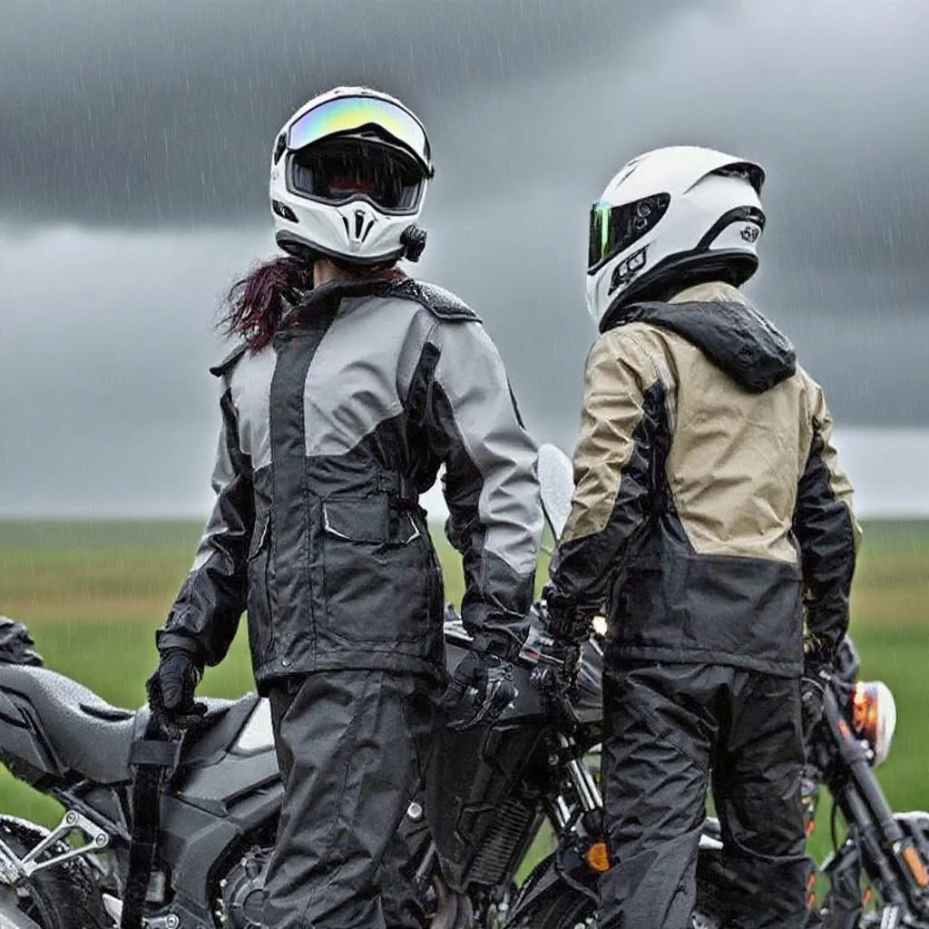 Men Women Waterproof Motorcycle Rider Raincoat Suit Set Reflective Light Raincoat For Riding Jacket Pants Set 9 Sc353ebffe6c943759566958e69d38e5aj