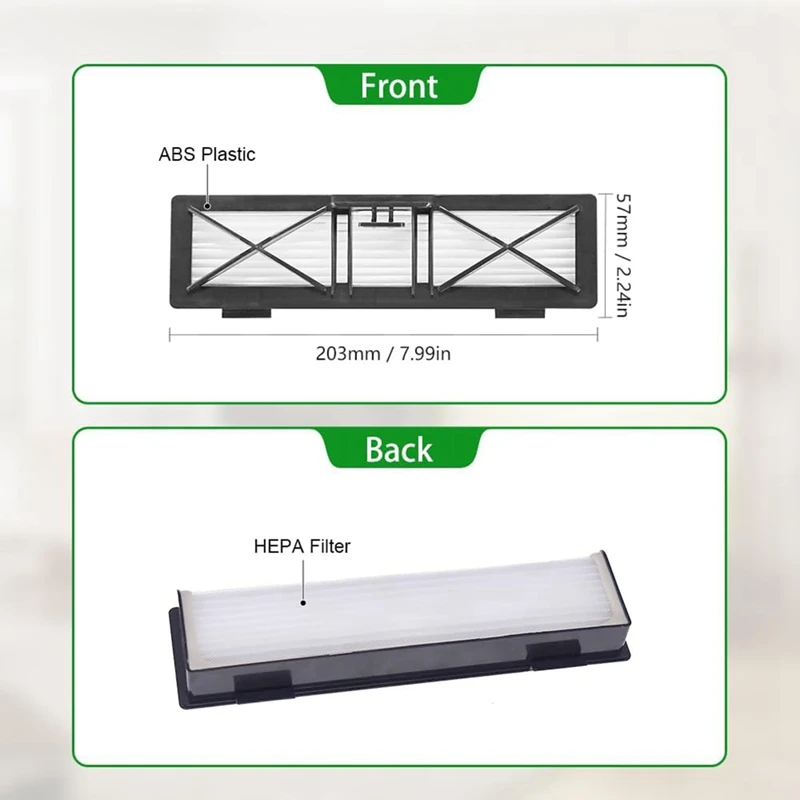 진공 청소기 교체 필터 부품, Neato Botvac D 시리즈 D3 D5 70E 75 80 D80 85 D70 에 적합