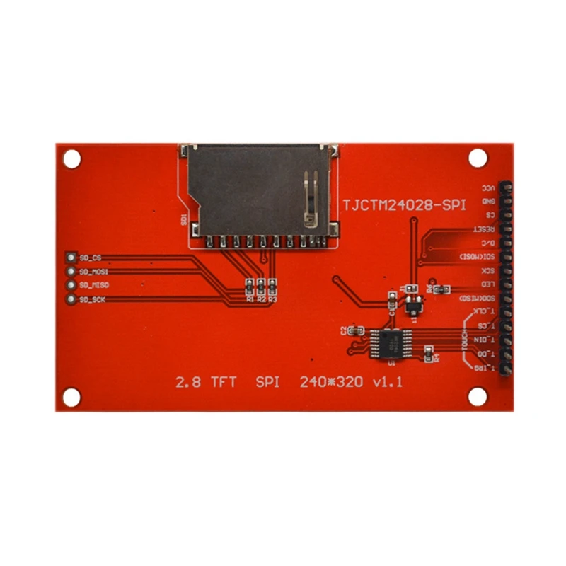 Top Deals 2Pcs 2.8 Inch 240X320 SPI TFT LCD Display Module SPI Serial Port 51 Drive ILI9341V LCD Serial Port Module STM32