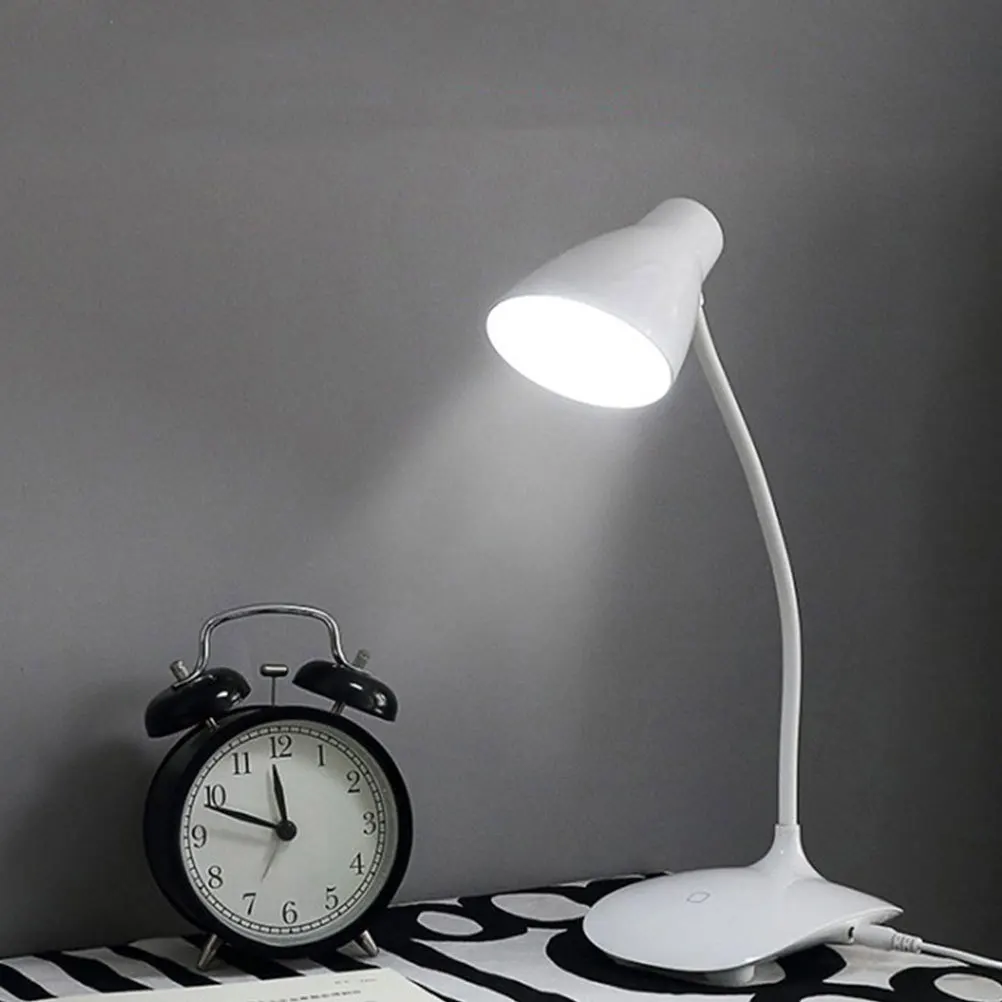 

Rechargeable Lamp Touch Control Cordless Operated Flexible Gooseneck 3 Brightness Levels Ideal for Bedroom