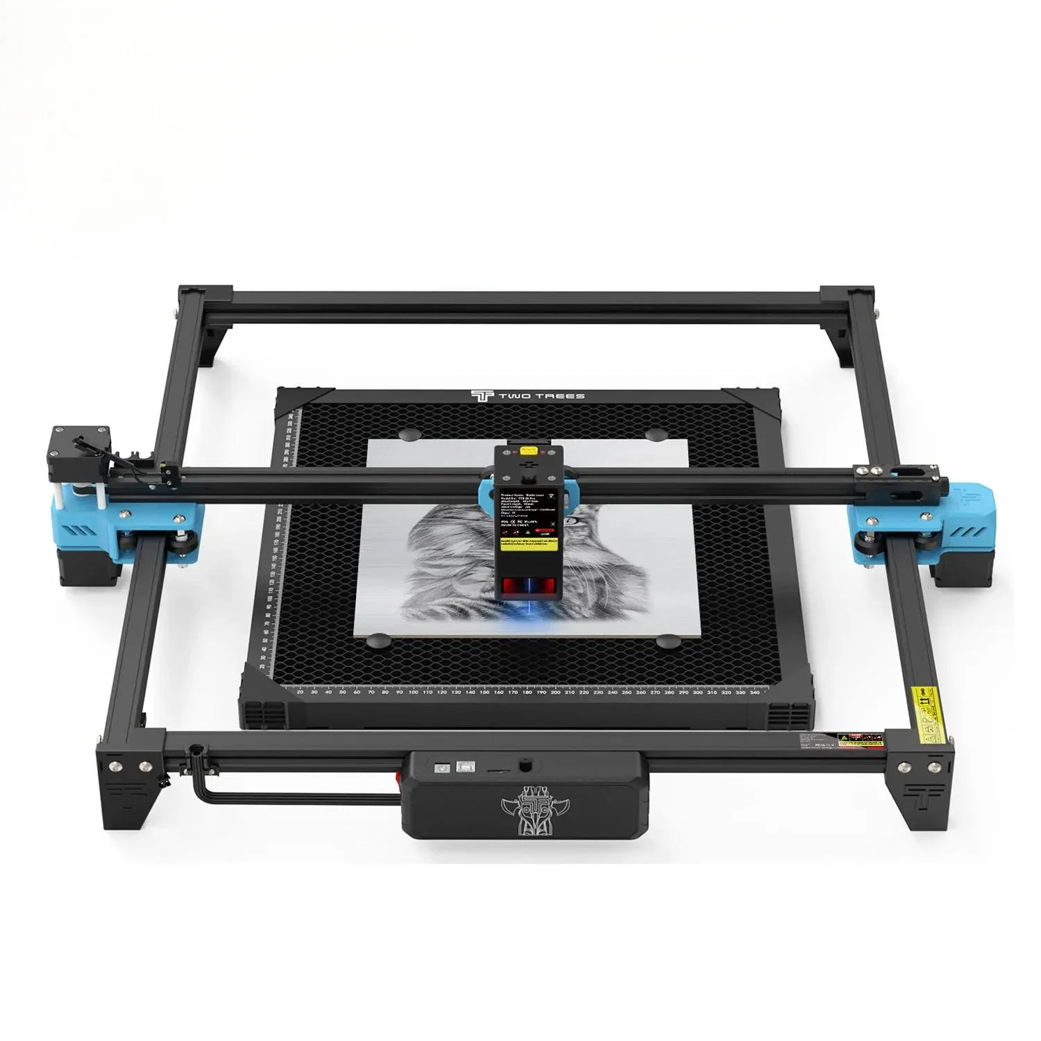 TTS-20 Pro CNC Metal Laser Engraver Support Offline Control Laser Cutter Leather Wood Acrylic Tools with Limit Switch