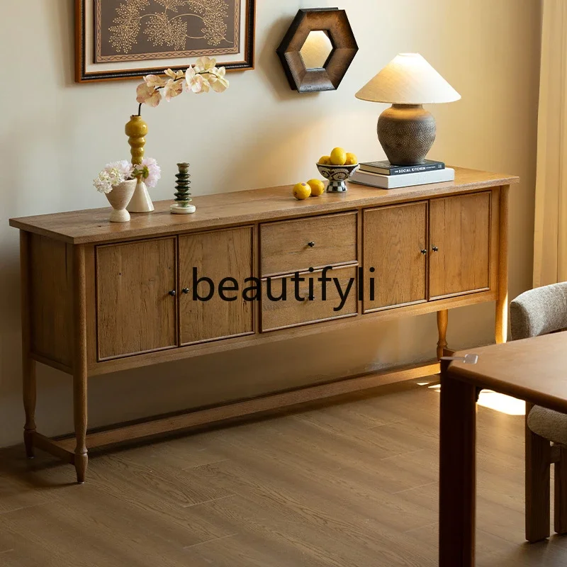 

zqqqqTV cabinet, solid wood Chinese medieval dining side cabinet, high-end entrance cabinet