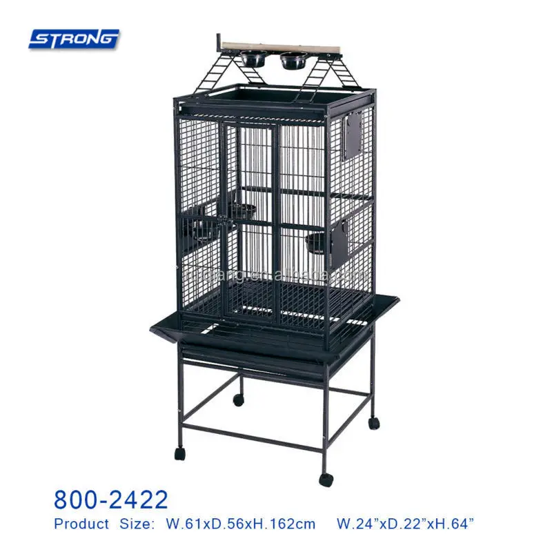 High Quality Metal Parrot Cage Bird Cage Pet Supplies With Wheel 800-2422