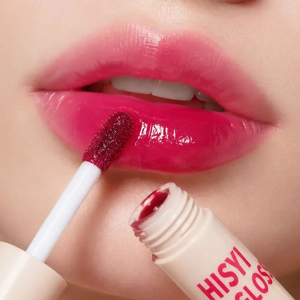 Matte Lipstick, Girly Makeup Look, High‑Quality Korean‑Style Beauty，Velvety Smooth High Pigmented Red & Berry Rose Lip Gloss