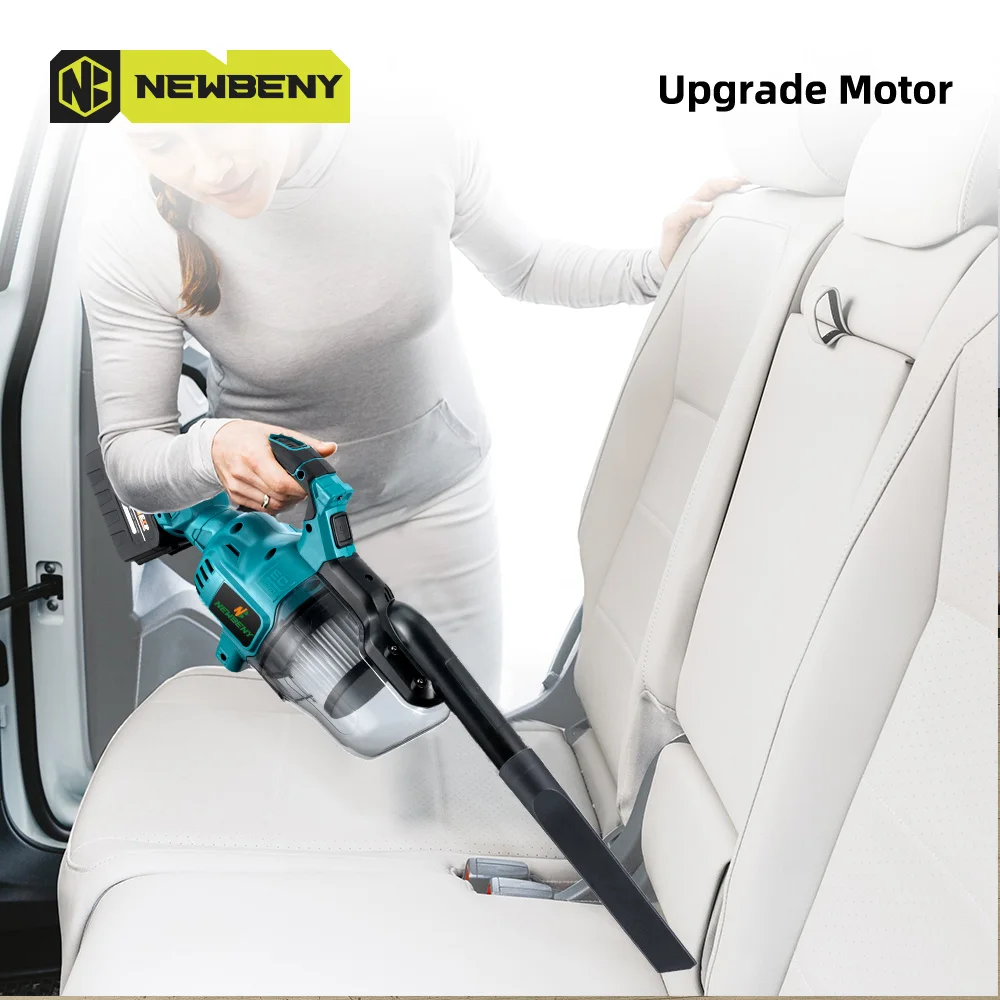 NEWBENY Electric Vacuum Cleaner Efficient Cordless Rechargeable For Outdoor and Household Cleaning Tools For Makita 18V Battery