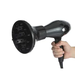 Black Hair Dryer Diffuser Hairdressing Tool Hair Dryer Cover Dryer Curl Durable Curl Diffuser Naturally Wavy Curly Dryer Tool