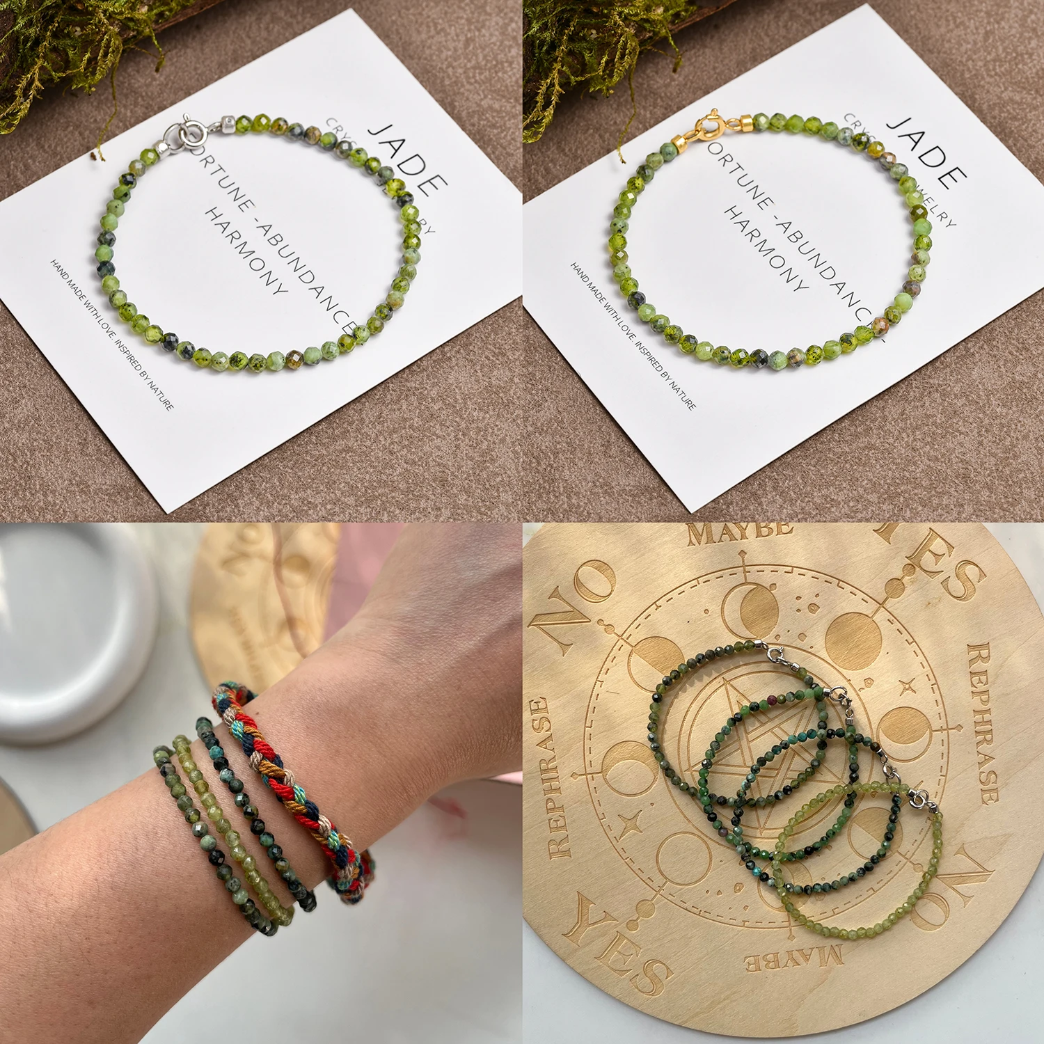 Unisex Natural Ston…