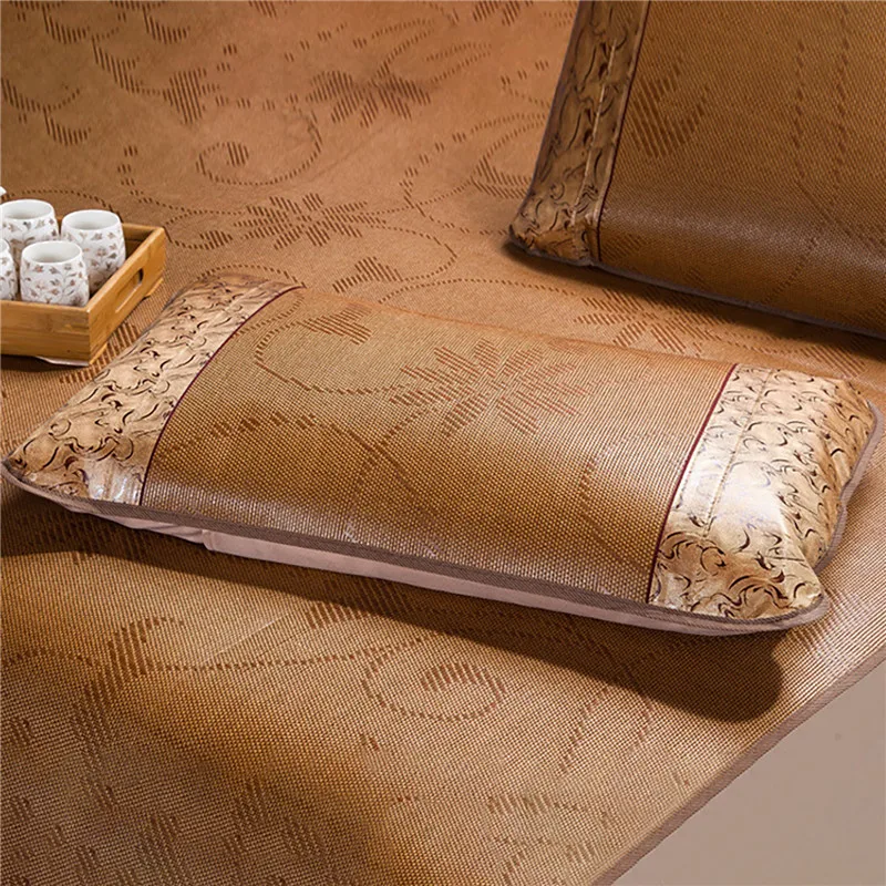 C9 Summer Cool Bamboo Rattan Pillow Cover Cushions Decorative pillows for sofa Adult Health Care 48x72cm Pillow Cover Neck Guard