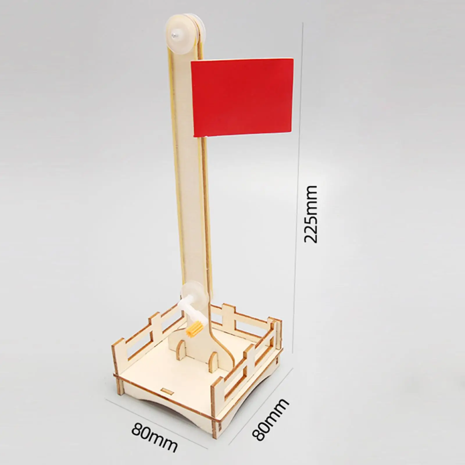 DIY Science Kits for Children Wooden Flag Model Engineering STEM Toy Educational Learning Project for Kids 8-12 Years Old