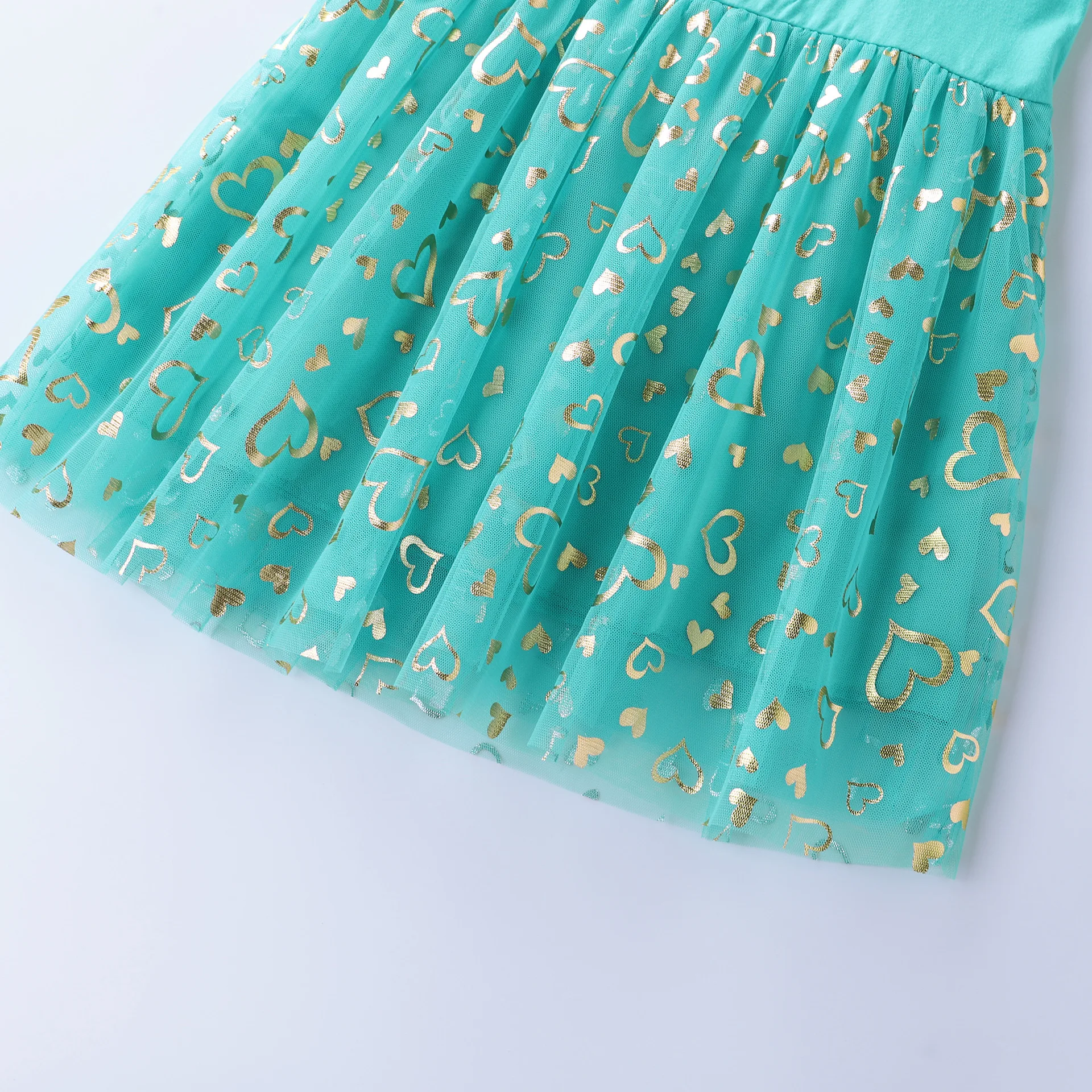 Einhorn kleid für Mädchen: neues ärmelloses besticktes Party kleid für Kinder im Frühjahr/Sommer sh1696 – Detail 15