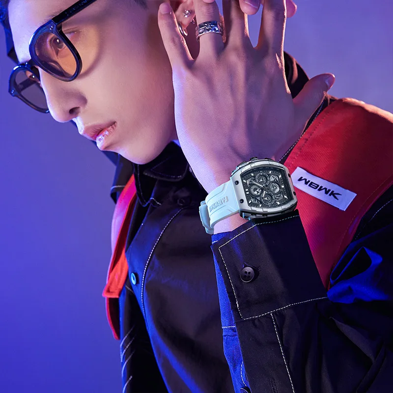 mark-fairwhale-5670-casual-men's-quartz-watch-chronograph-calendar-luminous-waterproof-silicone-sports-fashion-watches-for-man