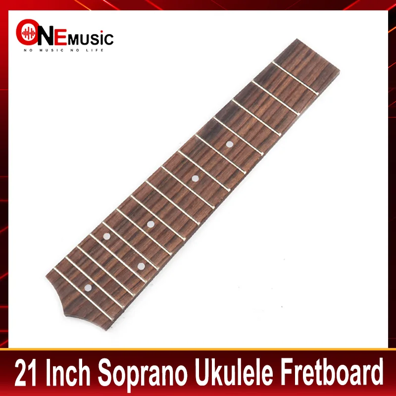 21 Soprano Ukulele Fingerboard for Ukulele with 4MM Dot 15 Fret Rosewood UK Fretboard Replacement