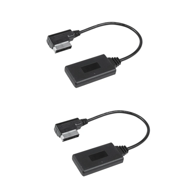 2 Pcs Car Wireless Bluetooth Module Music Adapter Auxiliary Receiver Aux Audio Cable For Mercedes W212 S212 C207