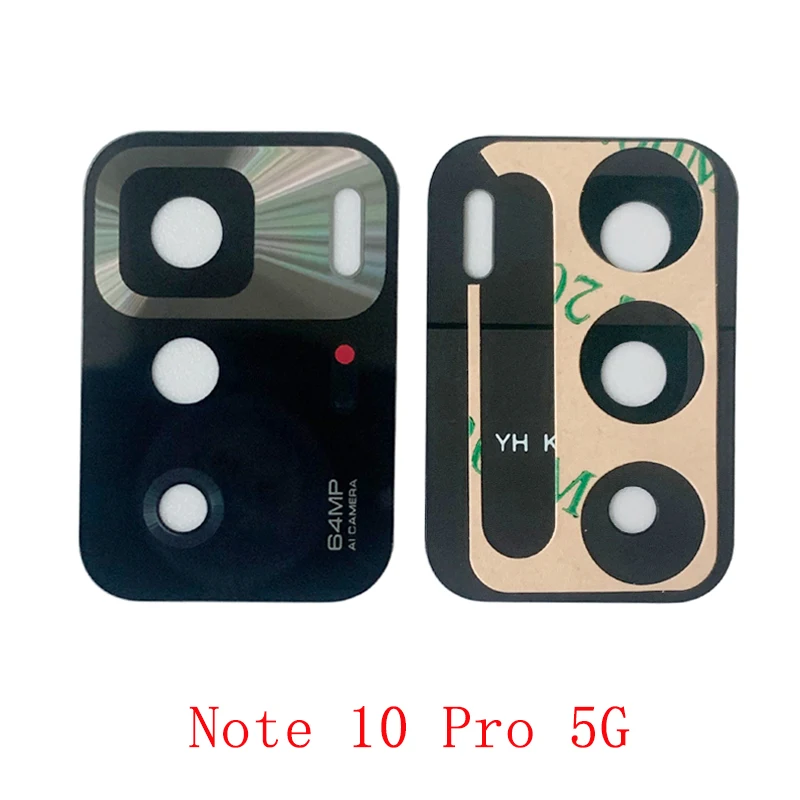 2Pcs Back Rear Camera Lens Glass For Redmi 10 Note 10 Pro 5G Note 11 Camera Glass Lens Replacement Repair