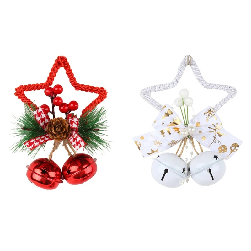 5点星型メタルベル,クリスマスツリーペンダント,蝶ネクタイアクセサリー,フェスティバル,トレンディ