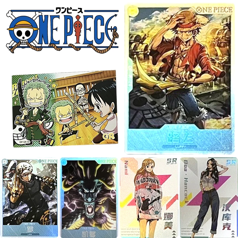 

Funny Cultural and Creative One Piece UR GR Card Roronoa Zoro Nami Sanji Rare Collection Card Christmas Birthday Gift Game Toys