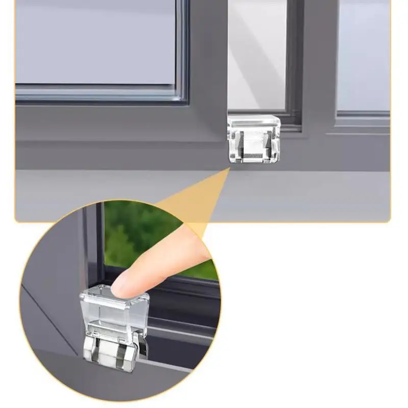 1/5 pièces limiteur de fenêtre serrure Anti chat saut fenêtre boucle Anti enfant chute enfant serrure sécurité boucle écran fenêtre boucle