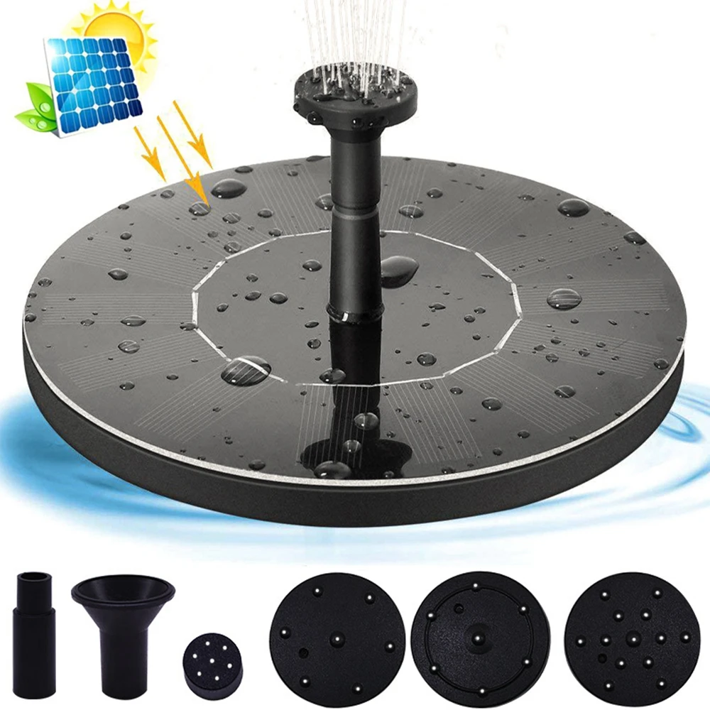 

1.0W/1.4W Solar Powered Outdoor Home for Bird Bath Fountain Garden Decor Solar Fountain Water Pump