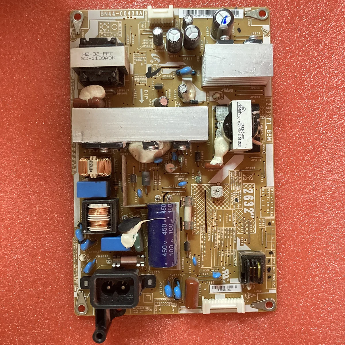 BN44-00438A BN44-00438B I2632F1_BSM Power Supply Board For LN26D450G1DXZA LN26D460E1HXZA LN32D430G3DXZA LN32D450G1DXZA