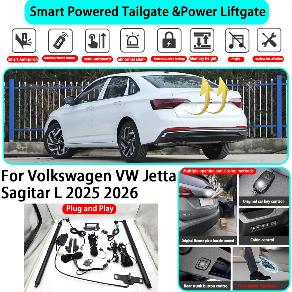 

for Volkswagen VW Jetta Sagitar L 2025 2026 OEM Smart Automatic Powered Tailgate Electric Power Tailgate Lift Kit Key Close