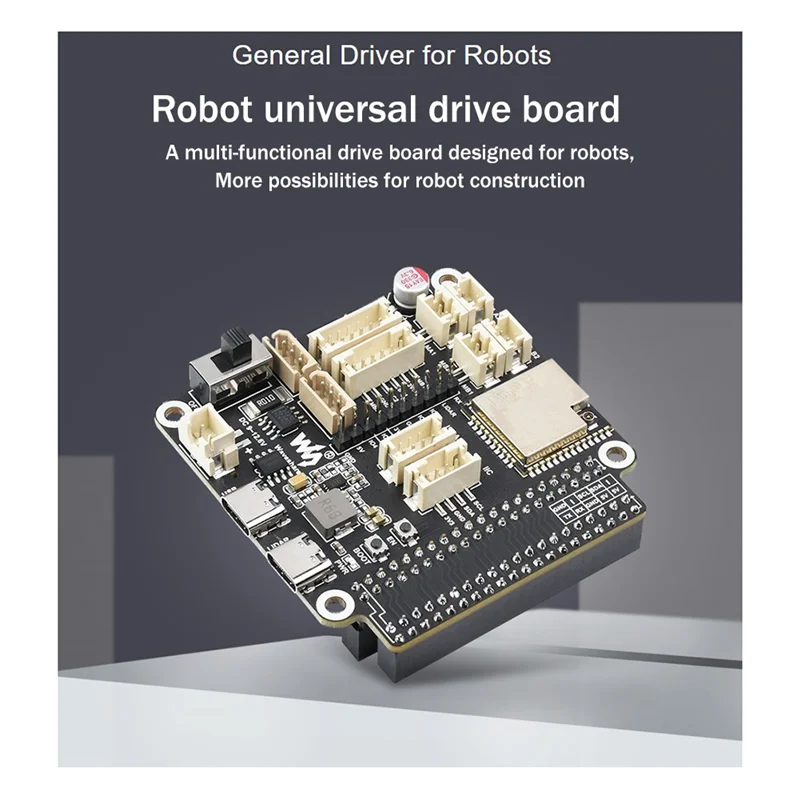 A57G-Waveshare ทั่วไปไดร์เวอร์สําหรับหุ่นยนต์ขึ้นอยู่กับ ESP32 Multi-Function Interface Driver Board รองรับ WIFI Bluetooth ESP-