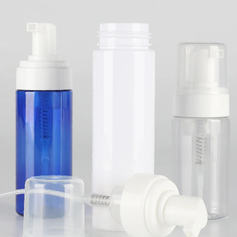 6 قطعة زجاجة رغوة المحمولة مضخة بلاستيكية الحاويات 60 مللي إعادة الملء موزع السفر شامبو غسول الصابون استخدام الحمام