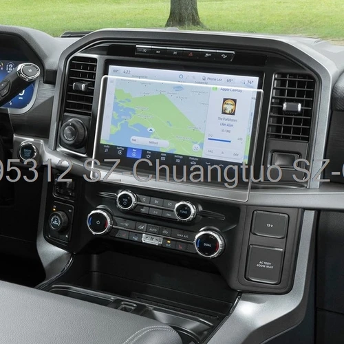 Imagen 2 del producto Película de navegación para coche, protector de pantalla de vidrio templado para Ford F-150 F150 2021 2022 2023 2024, película de navegación GPS para coche de 12 pulgadas