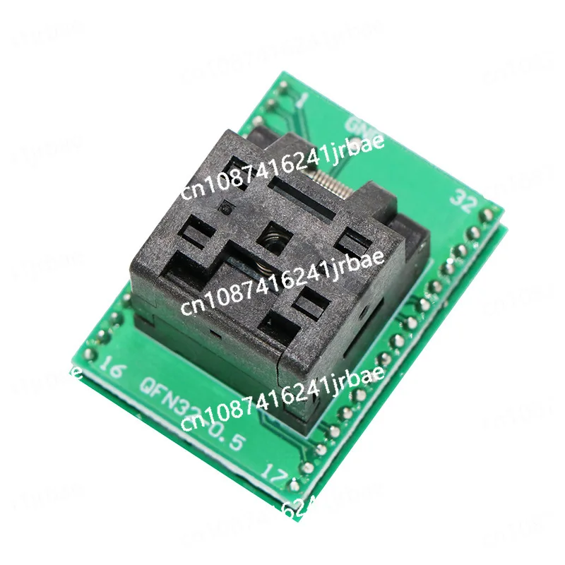 QFN32 double-layer board test seat 0.5 pitch 5 * 5IC socket QFN32 burning seat