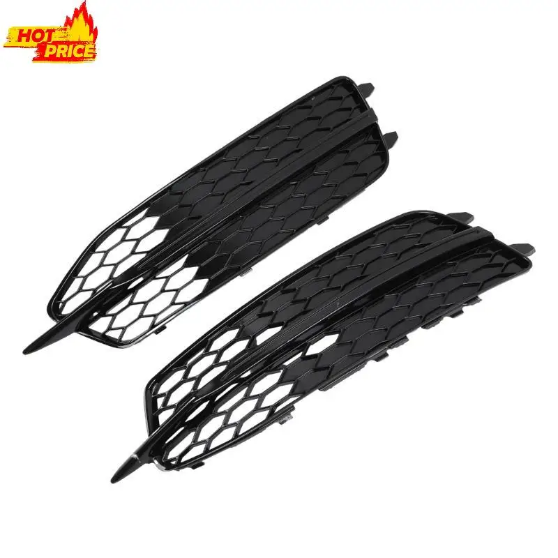 

Car Fog Light Cover Vent GrillesCompatible for C7 4G0807681D 4G0807682D Auto Front Lower Bumper Driving Lamp Frame Cover