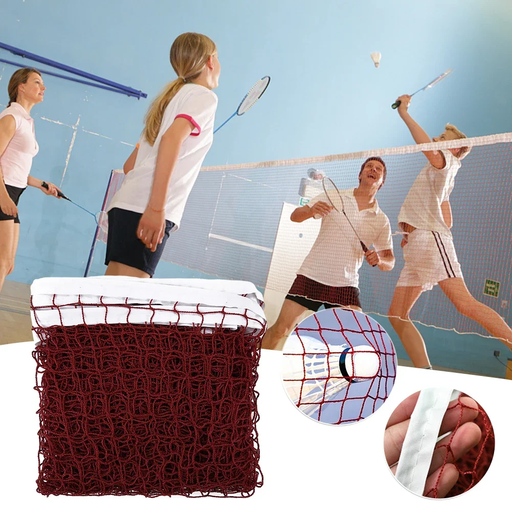 Badminton Net Polypropylene Badminton Replacement Net Easy Setup Badminton Net Replacement for Badminton Tennis Volleyball