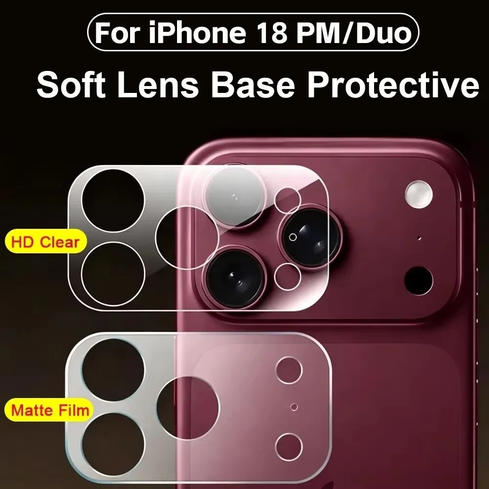 Full Cover Lens Protective Film Matte Frosted Anti Scratch Lens Films HD Clear Lens Protector for iPhone 18Pro Max/18Pro