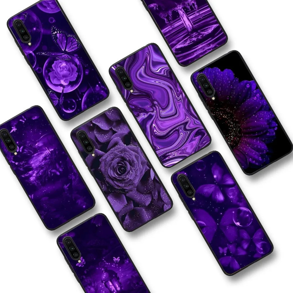 

purple aesthetic Phone Case For Xiaomi Mi 5X 8 9 10 11 12 lite pro 10T PocoX3pro PocoM3 Note 10 pro lite