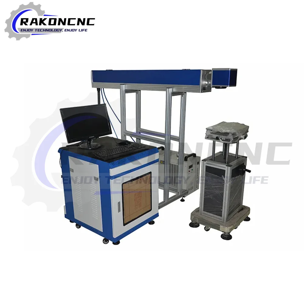 

Co2 Laser Marking Machine With Reci Glass Laser Table For Non-Metal 60W 80W 100W