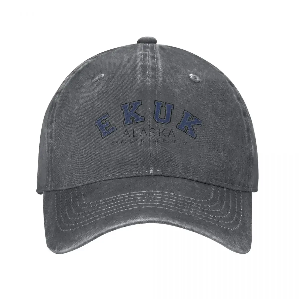 Ekuk Alaska Coordinates Baseball Cap Luxury Hat Hip Hop Men's Women's