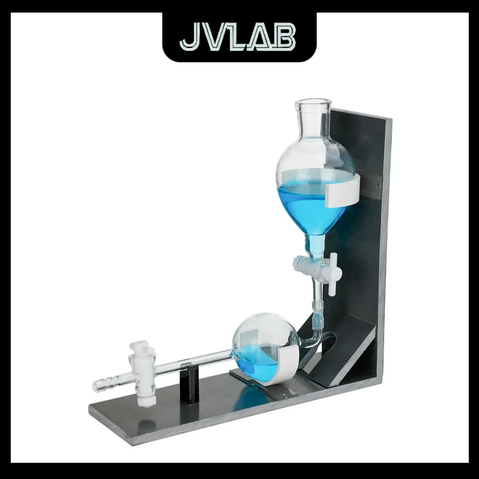 

L-Type Carbon Dioxide Purity Analyzer - Laboratory Glass Instrument PTFE Knob for Accurate Alcohol-Free CO2 Gas Testing JVLAB
