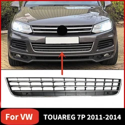For Volkswagen Touareg 7P 2011-2014 Car Front Grille Chrome Plated Lower Bumper Grille Guard Protector Body Kit Tuning Auto Part