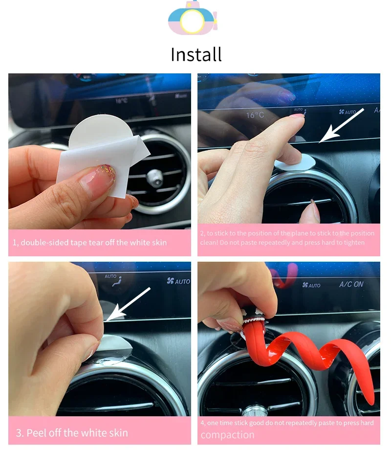 شخصية كرتونية صغيرة السم الطرفية اكسسوارات السيارات دراجة نارية اكسسوارات قلادة الديكور سيارة دمية المشهد حلية #6