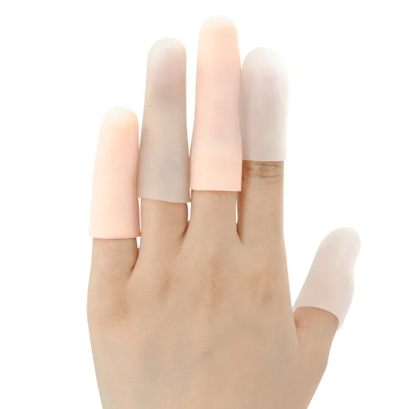 2X sealing finger protection cover Silicone Gel moisturizing Separator for Protect Cracked Skin Corn Blisters Callus Care Relief