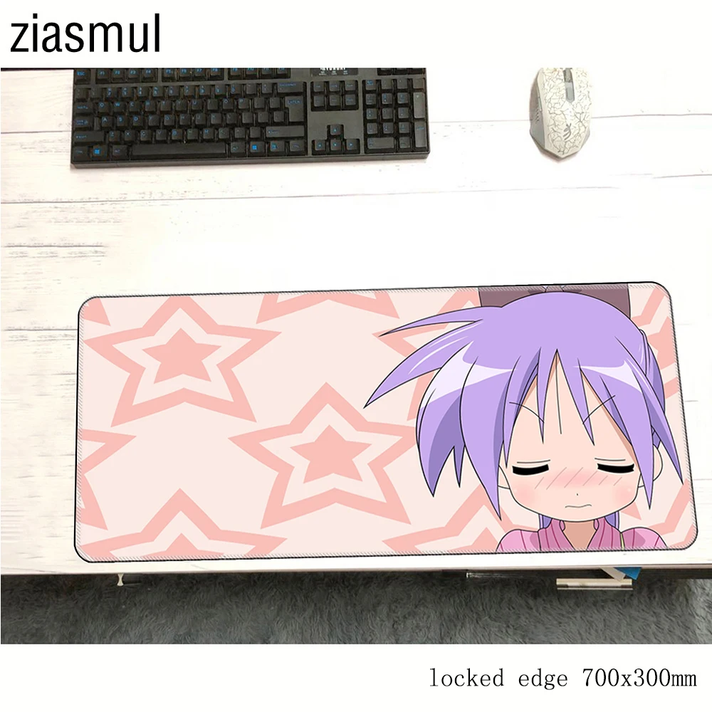 Lucky Star коврик для мыши 700x300x2 мм игровой коврик для мыши игровой красивый коврик для мыши геймер компьютерный стол мультяшный коврик для ноутбука коврик для мыши ПК