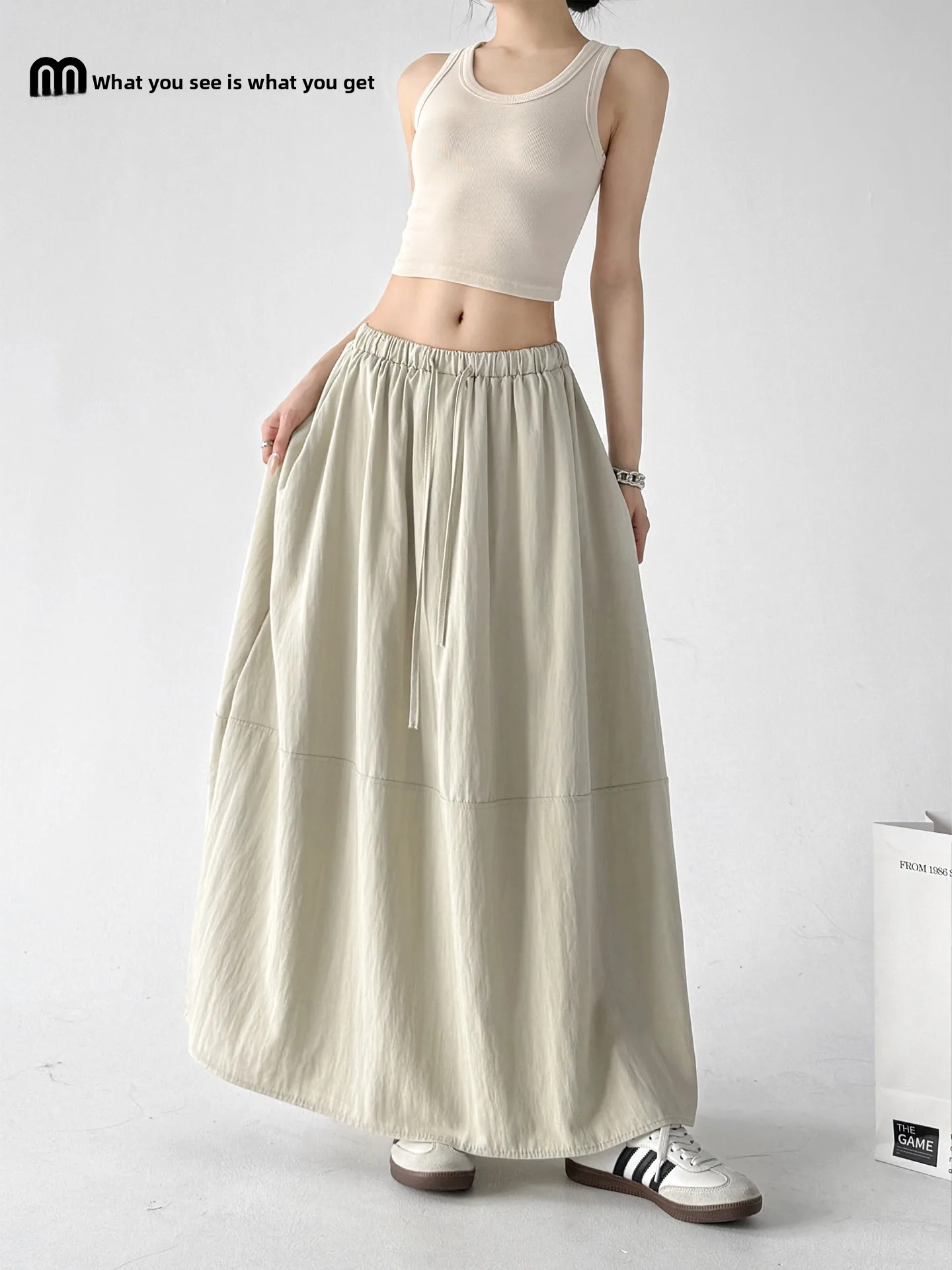 

Женская расклешенная юбка миди А-силуэта с завышенной талией, с цветочным принтом, летняя, новая модель, стройнящая, повседневная, из полиэстера