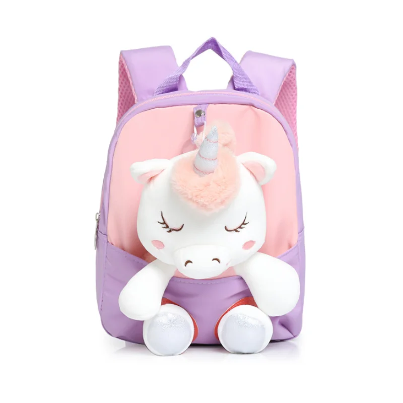 Cartoon Children Plush Bag Unicorn Backpack for Girl Kindergarten Cute Backpack Toddler Backpacks Mother Kids Bags for Girl Sac