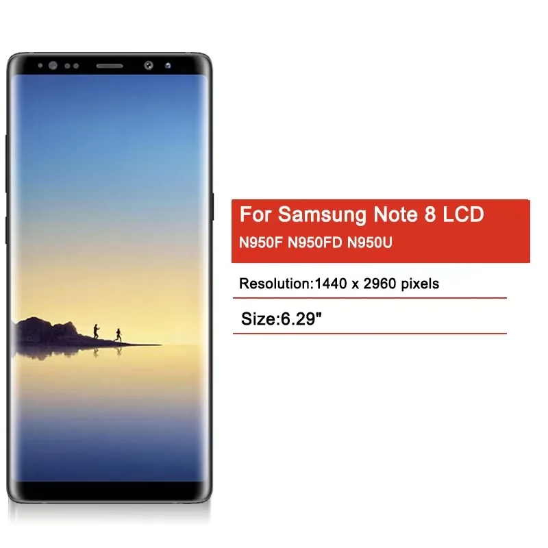 TFT Display For Samsung Note8 N950F LCD Display Touch Screen Digitizer Assembly For Samsung Note 8 LCD N950U N950W Screen