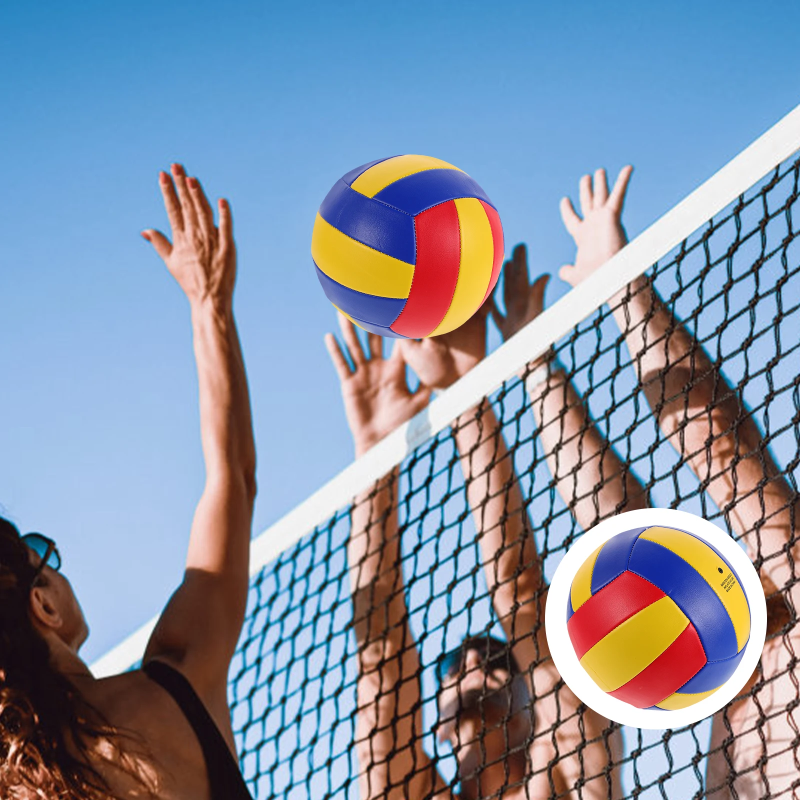 

Soft Training Volleyball for Kids Durable Meticulous Stitching Lightweight Enhancement Child-Friendly PVC