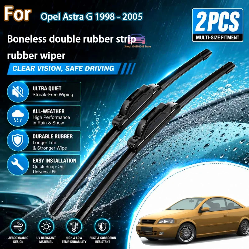 

Front Wiper Blades For Opel Astra G 1998 - 2005 Windshield Windscreen Clean Window Car Rain Brushes 20"+19" Modification parts
