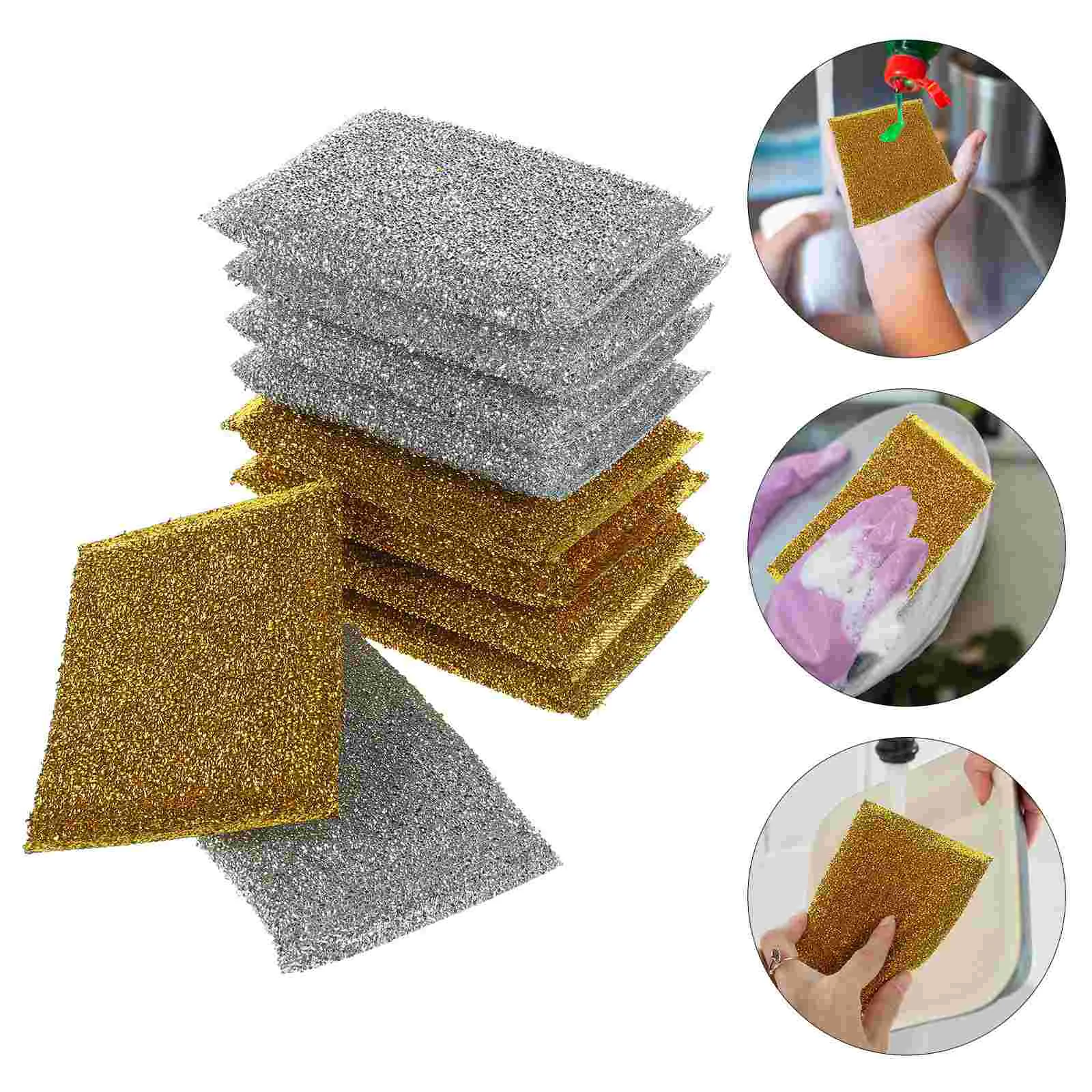 

10 Pcs Cleaning Supplies Towels Dishcloth Kitchen Cloths Dishcloths Wipes Utensil Household 1230X800X150CM Tea For Washing