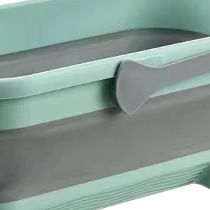 Tragbarer Faltblasenschaufel, Waschbecken, Griffschale, Fischereiwerkzeuge, Wasserschaufel mit großer Kapazität, Haushaltsgegenstand 10 Hauptverkaufseimer und MOP - №1