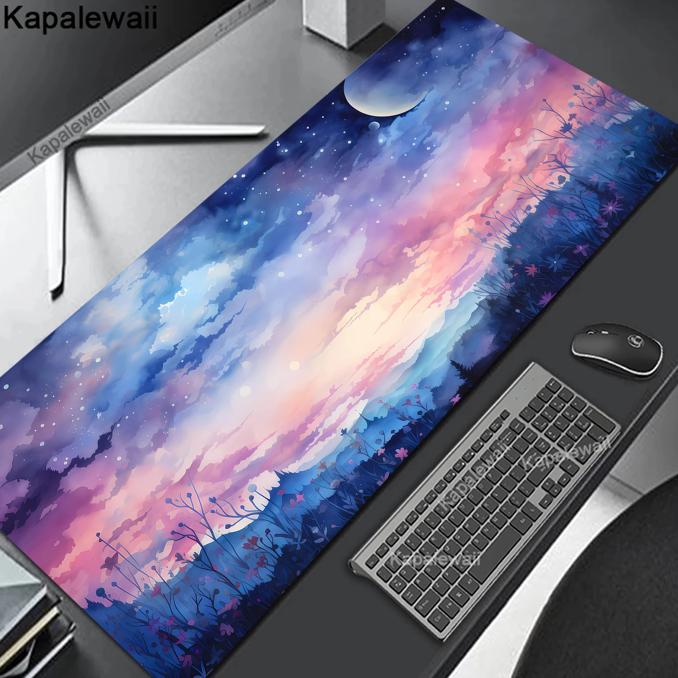 

Gaming Mousepad Monster Sky Cloud Large Mouse Mat Big Desk Pad Non-Slip Rubber Mouse Pad Big Keyboard Mats Mouse Pad Mousepads