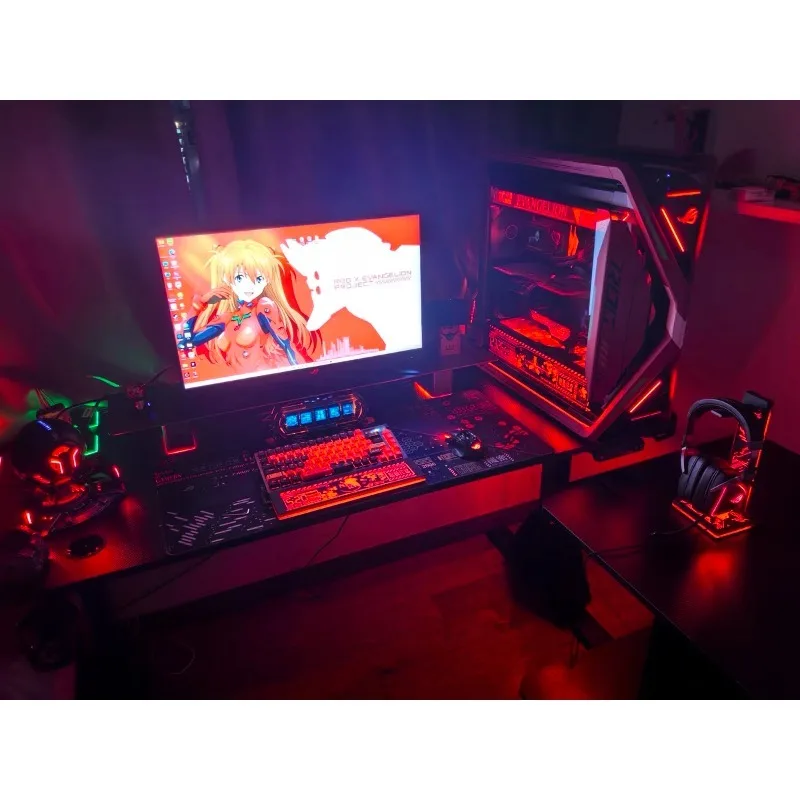 RGB Keyboard Plam Rest  Luminous Custom Pattern Size ARGB Wrist Rest Pad for 65/87/104% Mechanical Keyboard Accessory Plam Stree