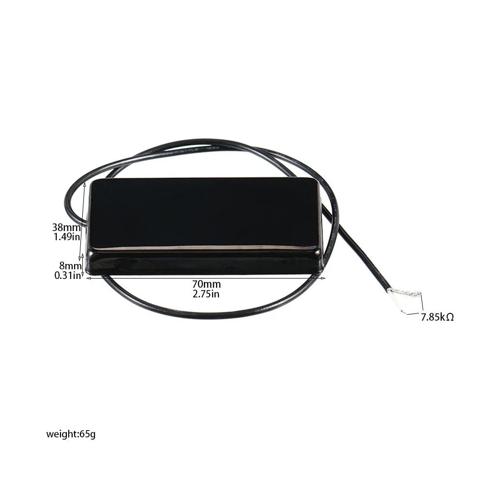 

Универсальный звукосниматель для гитары «сделай сам», хамбакер для гитар ручной работы в коробке для сигар, модернизации электрогитары и индивидуальных инструментов